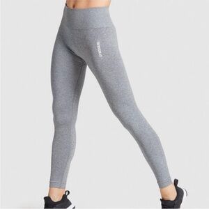 Gymshark Adapt Marl Light Grey Leggings